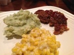 Meatloaf, Parmesan Broccoli Mashed Potatoes & Homemade Creamed Corn